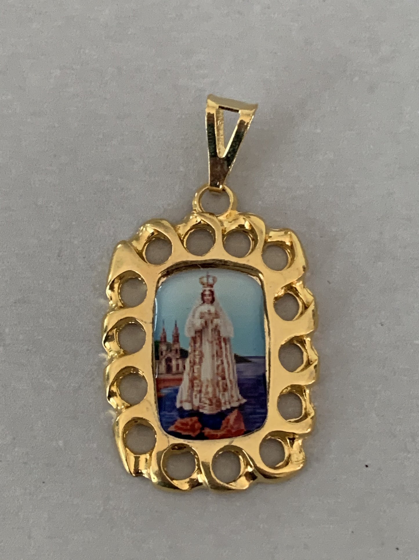 30mm Square Virgin  / Religioso