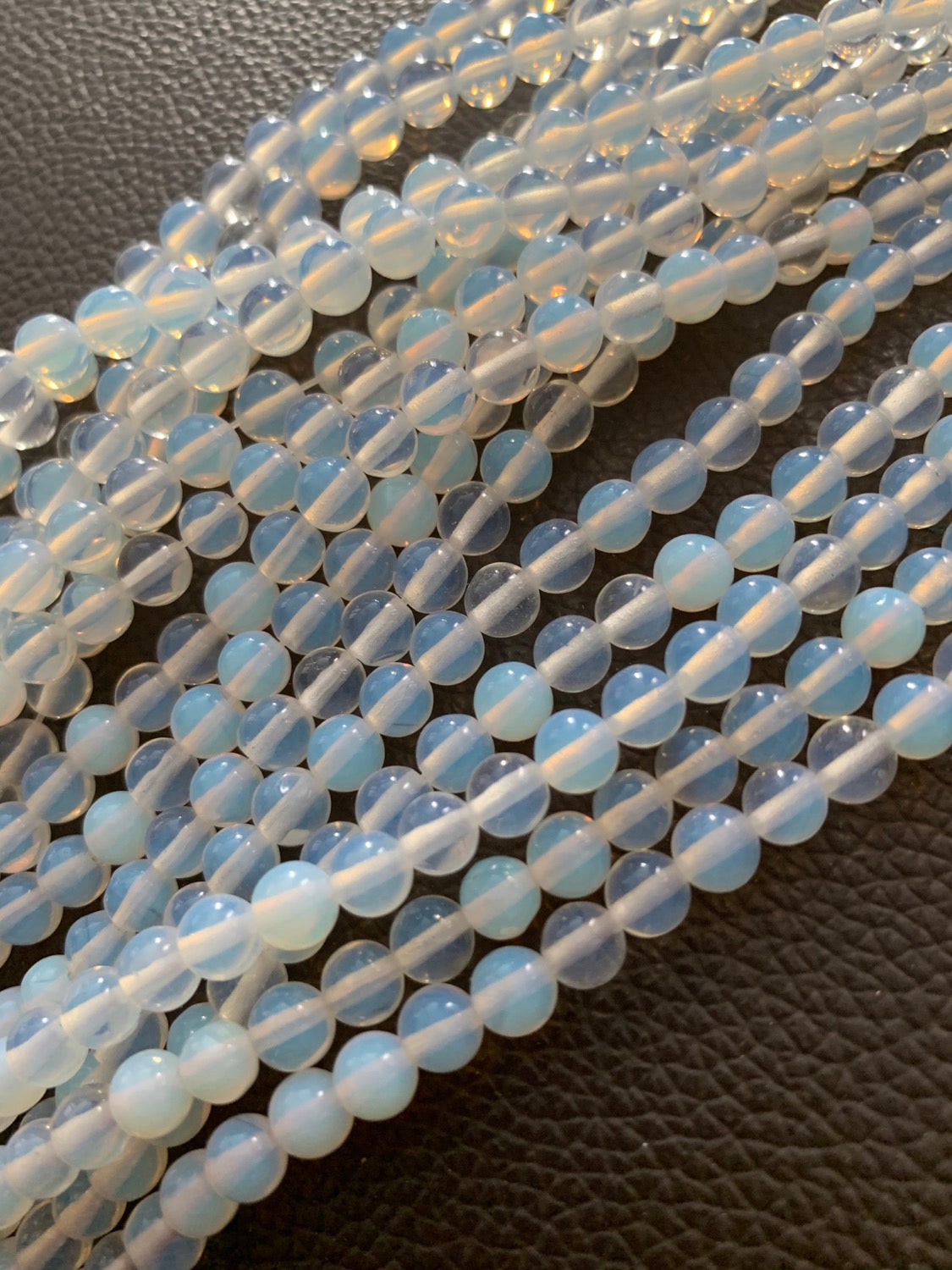 4mm round opal strand Qty 58 beads