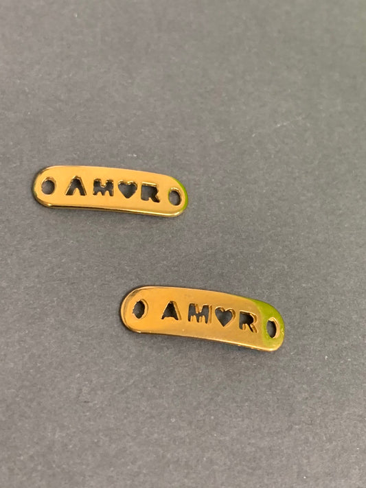 24mm Amor plaque connector Qty 2 15279
