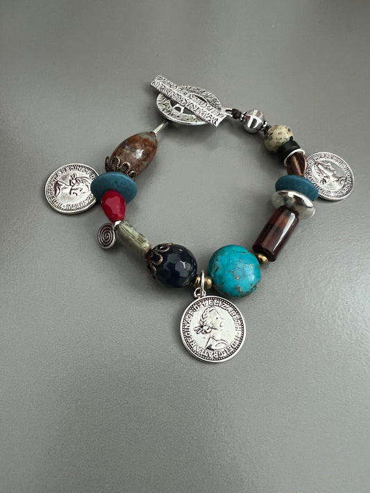 Kit Bracelet Silver Coin  25581